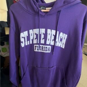 Purple St. Pete Beach Hoodie